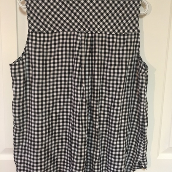 Plaid H&M Button up Tank - Picture 2 of 3